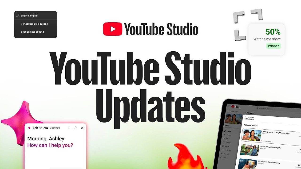 유튜브 AI 기능 총정리 – Ask Studio, Veo 3, 립싱크까지 3 Ask Studio – 나만의 AI 파트너 📊