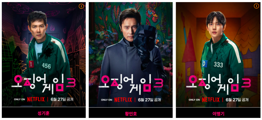 오징어게임 시즌3 완벽정리 줄거리, 출연진, 관전포인트까지 한눈에! 3 출연진 및 캐릭터 분석